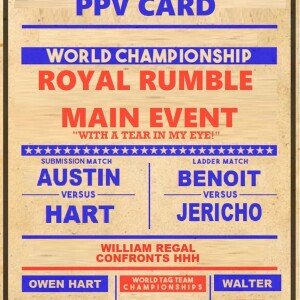 BONUS EPISODE - Ben’s Ultimate PPV