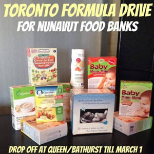 The Toronto Formula Drive for Nunavut Food Banks