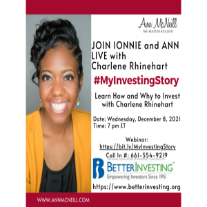 Learn How and Why to Invest with Charlene Rhinehart #MyInvestingStory