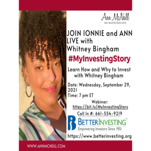 Learn How and Why to Invest with Whitney Bingham #MyInvestingStory
