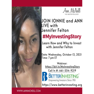 Learn How and Why to Invest with Jennifer Felton #MyInvestingStory