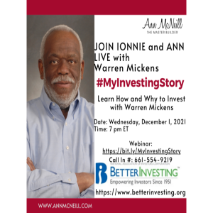 Learn How and Why to Invest with Warren Mickens #MyInvestingStory