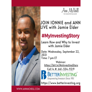 Learn How and Why to Invest with Jamie D. Elder #MyInvestingStory