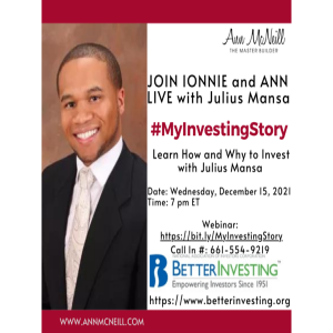 Learn How and Why to Invest with Julius Mansa #MyInvestingStory