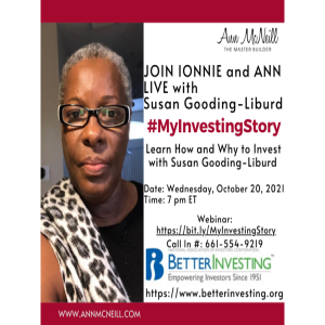 Learn How & Why to Invest with Susan Gooding-Liburd #MyInvestingStory