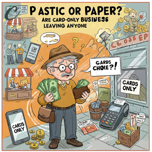 May11'25 | Plastic or Paper? π³ Are Card-Only Businesses Leaving Anyone Behind? The Consumer Impact! πΈ