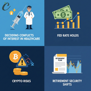 May28'25 | Decoding Conflicts of Interest π, Fed Rate Holds π¦, Crypto Risks βΏ, & Retirement Security Shifts π€ β What It All Means for Your Wallet & Future! π