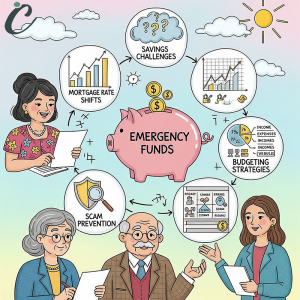 Jun15'25 | 🧭💰 Emergency Funds, Mortgage Rate shifts, Savings challenges, vital Scam Prevention for elders, and essential Budgeting strategies for high Housing Costs