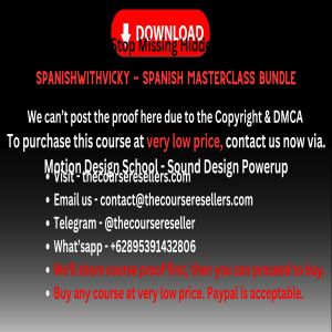 Thecourseresellers.com  - SpanishWithVicky - Spanish Masterclass Bundle