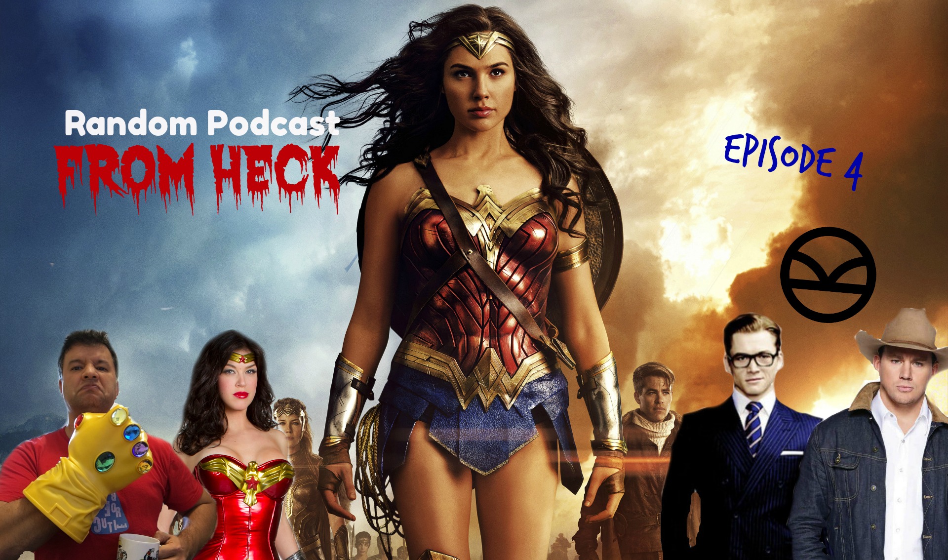 Episode 4 - Wonder Woman (Past and Present), Women in Media, Kingsman 2, and More