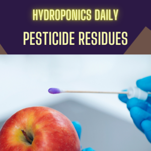 Pesticide Residues - the hidden benefit of hydroponics