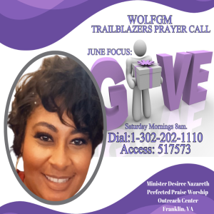 TrailBlazers Prayer Call: GIVE – “More Blessed To Give” Acts 20:35 (ESV) (June 15, 2024)