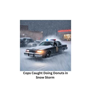 Cops Caught Doing Donuts In Snow Storm