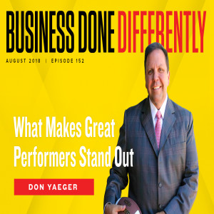 152 : Don Yaeger - What Makes Great Performers Stand Out
