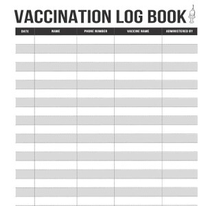 REad Boook Vaccination Log Book: Cute Record book Gift for Any Nurse, Physician or Healthcare Pr