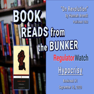 BOOKREAD#1 - HYPOCRISY | BOOK READ FROM THE BUNKER | HANNAH ARENDT