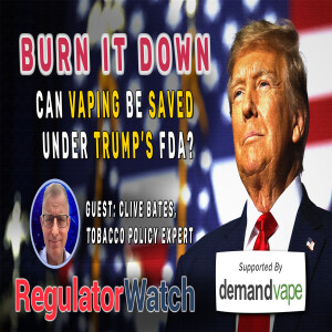 BURN IT DOWN | Can Vaping Be Saved Under Trump’s FDA? | RegWatch