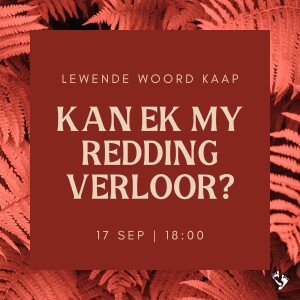 Kan Ek My Redding Verloor - JC van Rooyen - 17.09.2023.