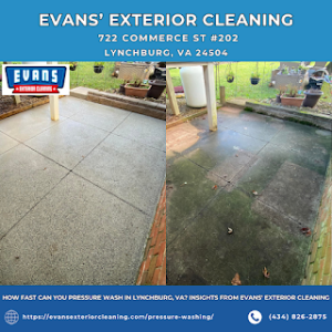 How Fast Can You Pressure Wash in Lynchburg, VA? Insights from Evans' Exterior Cleaning