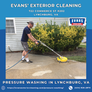 What Is the National Average Cost For Pressure Washing? Evans' Exterior Cleaning in Lynchburg, VA Has the Answer
