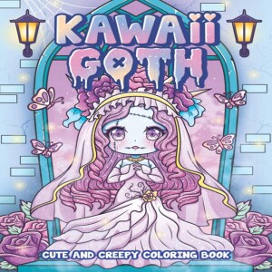 read ❤️Kawaii Goth Cute and Creepy Coloring Book: Pastel Goth Horror Spooky Gothic