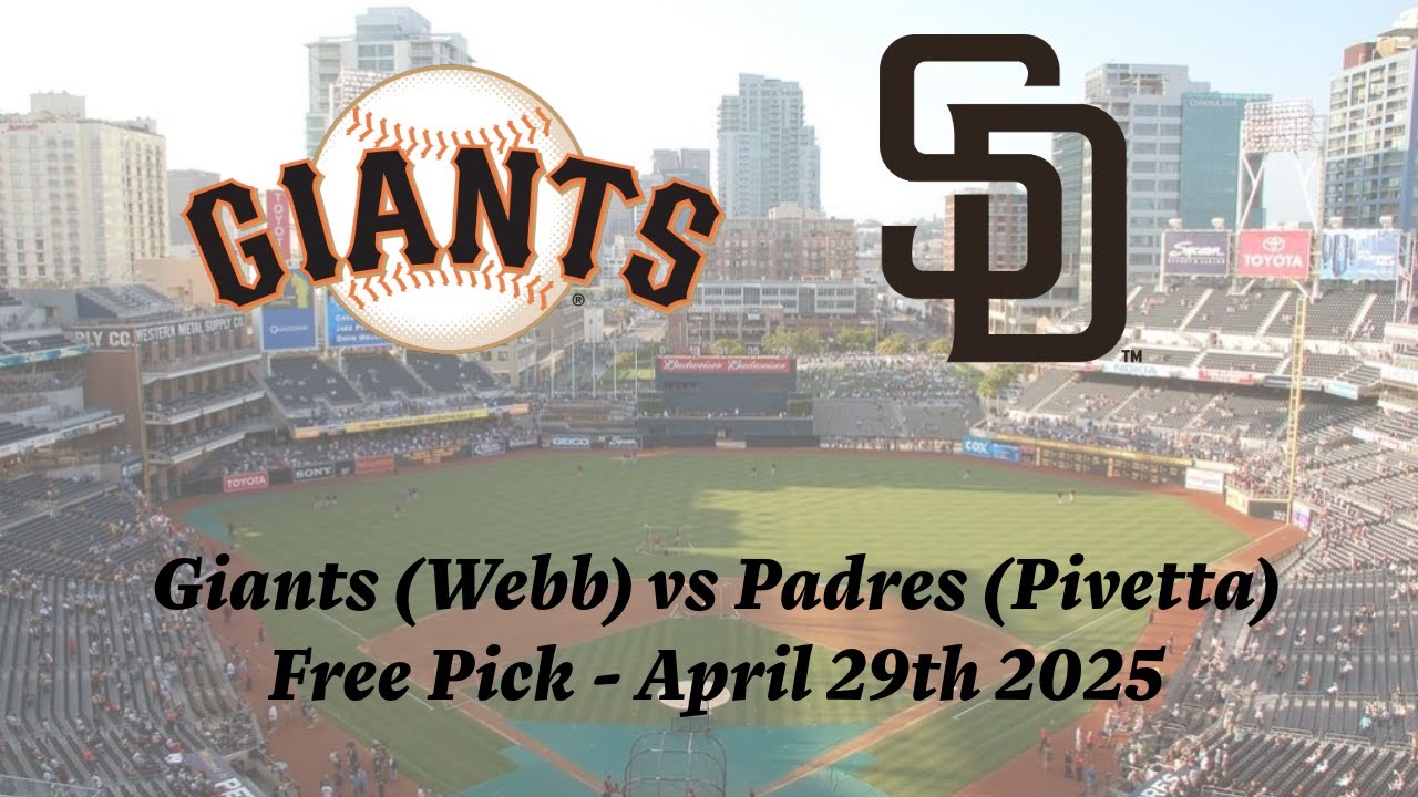 MLB Free Pick | Giants vs Padres Prediction - 4/29/25