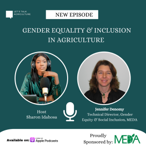 Episode 8: Gender Equality and Inclusion in Agriculture with Jennifer Denomy