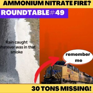 CONNECTION BETWEEN ORANGE SMOKE IN NY AND MISSING 30T OF AMMONIUM NITRATE. WHY TRUDEAU IN UKRAINE? Roundtable #49