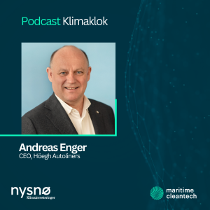 CEO i Höegh Autoliners, Andreas Enger, om avkarbonisering av deep sea-shipping