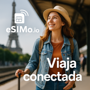 Conéctate en cualquier parte del mundo con eSIMo.io y olvídate del roaming✈️📡