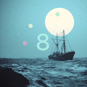 8hr of The Shipping Forecast in a Storm for Deep Sleep