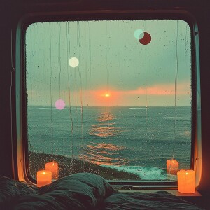 Cozy Camper Van | Storm Sounds by the Ocean