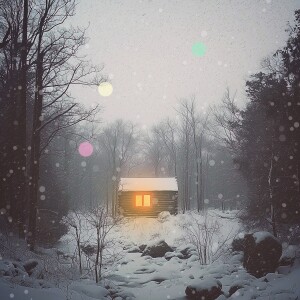 Cozy Cabin in the Snowstorm | Winter Night Ambience for Sleep and Relaxation