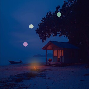 Remote Beach Hut at Dusk | Cicadas and Distant Waves