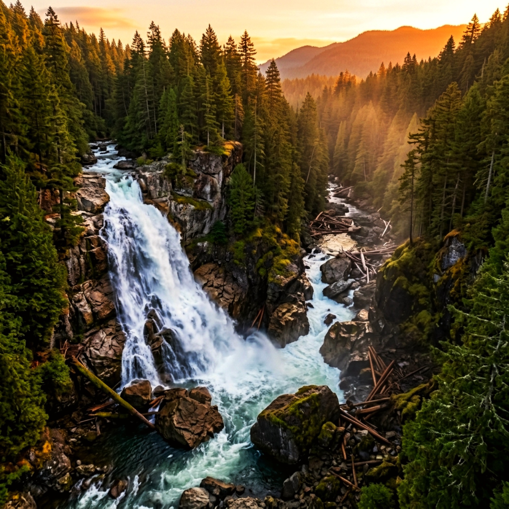 8 Hour Cascading Waterfall for ASMR Sleep and Relaxation episode artwork