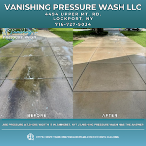 Are Pressure Washers Worth It in Amherst, NY? Vanishing Pressure Wash Has the Answer