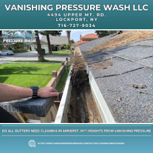 Do All Gutters Need Cleaning in Amherst, NY? Insights from Vanishing Pressure