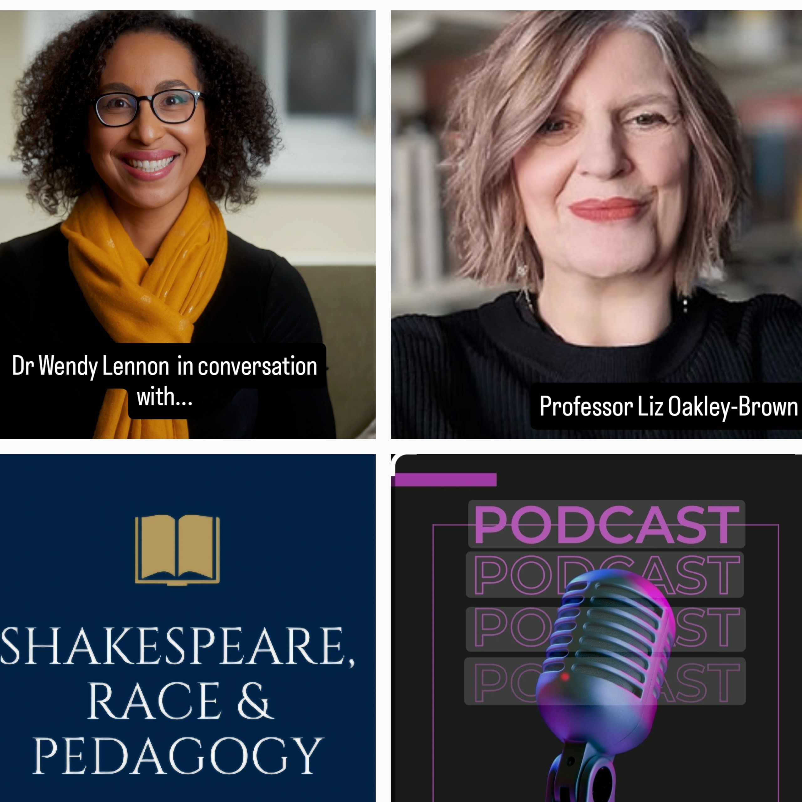 13: Shakespeare in Higher Education. Dr Wendy Lennon in conversation with Professor Liz Oakley-Brown