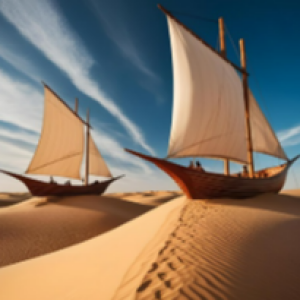 Legendary Ships in Sand