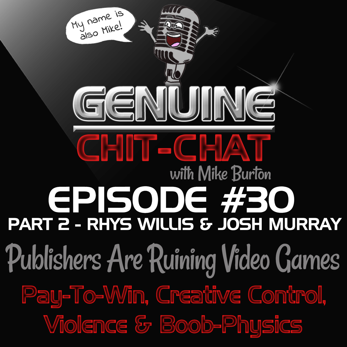 #30 Pt 2 - Publishers Are Ruining Video Games: Pay-To-Win, Creative Control, Violence &amp; Boob-Physics With Rhys Willis &amp; Josh Murray