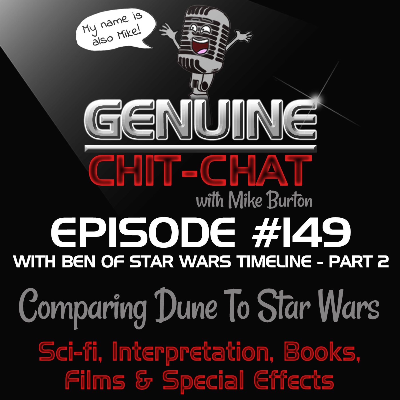 #149 Pt 2 – Comparing Dune To Star Wars: Sci-fi, Interpretation, Books, Films & Special Effects With Ben of Star Wars Timeline