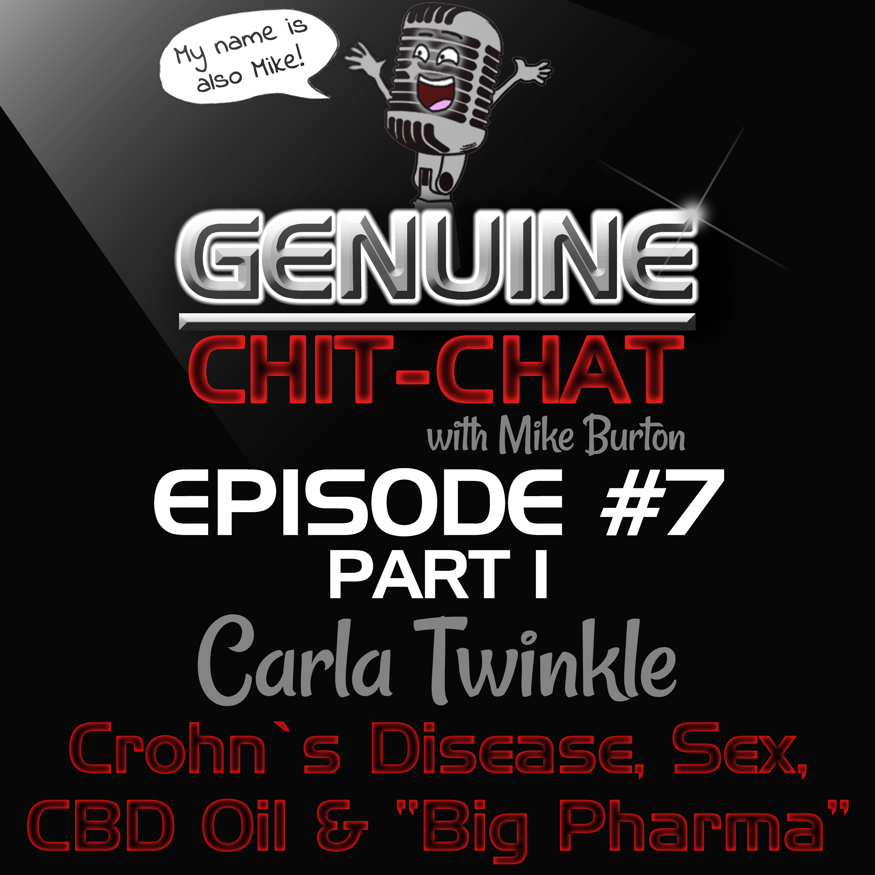 #7 Pt 1 – Crohn’s Disease, Sex, CBD Oil &amp; “Big Pharma” With Carla Twinkle