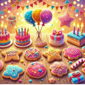 Personalized Birthday Cookies - Milestones of Joy, Laughter, and Celebration