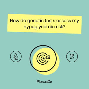 How do genetic tests assess my hypoglycemia risk?