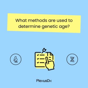 What methods are used to determine genetic age?