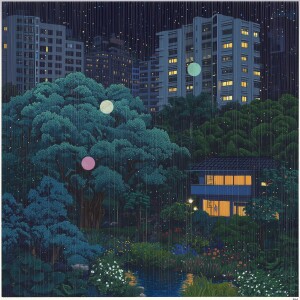 Hong Kong Monsoon at Night | Heavy Rainfall & Distant City Echoes