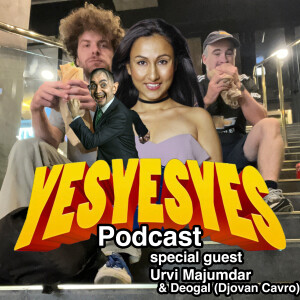 Therapy & Tapeworms - Urvi Majumdar and Deagol (Djovan Caro) - Episode 12 - yesyesyes podcast