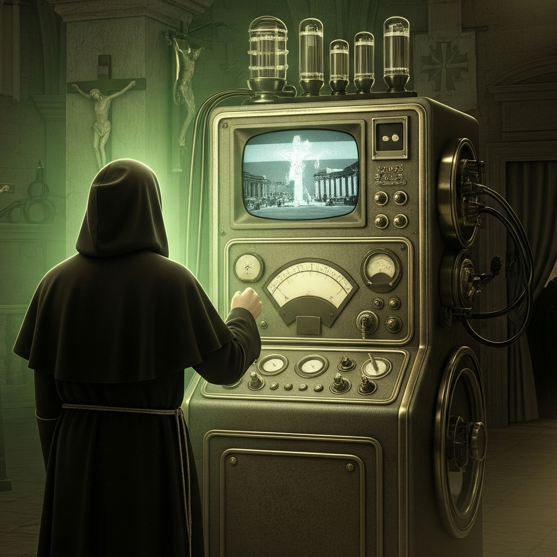 Vatican Secrets & The Machine: A Cloaked Priest, a Flickering Crucifixion, and Forbidden Tech Vatican Secrets & The Machine: A Cloaked Priest, a Flickering Crucifixion, and Forbidden Tech