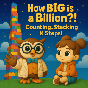 How BIG is a Billion?! Counting, Stacking & Steps!