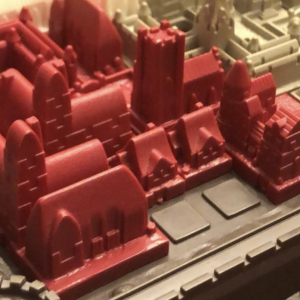 Game pieces are easy to handle and tell apart